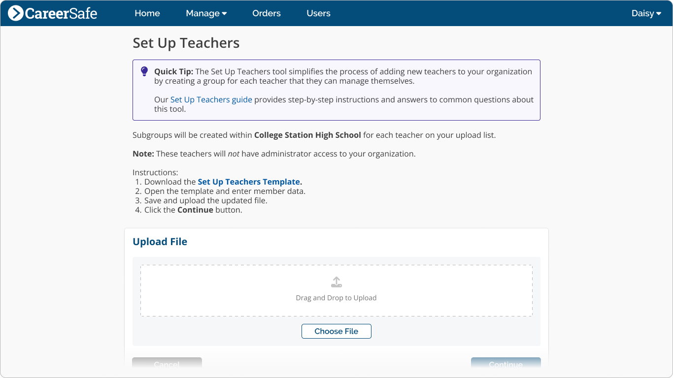 Group Code spotlight